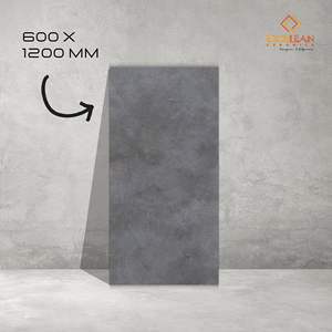 Aspect ciment Noir Argent Finition de sculpture brillante Mat Qualité de surface 60X120 Carreaux De Sol Carrelages De Porcelaine Sol Foshan - Product Image 3