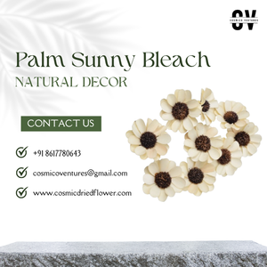 ดอกไม้สำหรับวันแม่และคริสต์มาสขนาด30ซม. ทำจากสารฟอกขาวที่มีแดดช่วยทำให้แห้ง - Product Image 4