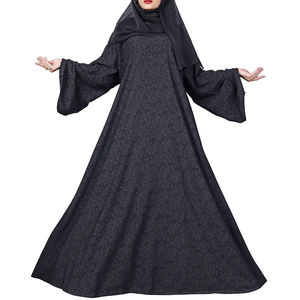 Vente en gros 2026, burqa islamique de haute qualité pour femmes arabes, abaya de Dubaï, Moyen-Orient, logo personnalisé de luxe, OEM, taille plus, hijab - Product Image 3