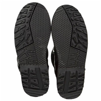 Bottes de motocyclette de course unisexes Bottes de motocross respirantes antidérapantes en cuir et en caoutchouc