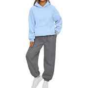 2025 Wholesale Women Praline Color Dropped Shoulder Long Sleeve Relaxed Fit Breathable Tracksuit Made in Pakistan Contrast Color