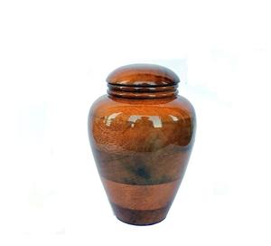 Caja de urna de madera para cremación de cenizas humanas Caja para adultos Urna de entierro para funeral Artesanal Madera de mango - Product Image 6
