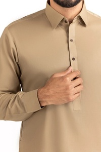 Traje Afgano Personalizado de Alta Calidad, Secado Rápido, Reversible, para Todas las Temporadas, Étnico, de Algodón, Shalwar Kameez para Hombre, Traje en Blanco para Fiesta o Boda - Product Image 5