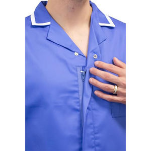Uniformes Médicos de Algodón Tejido con Cuello en V, Conjuntos de Uniformes de Hospital para Hombres y Mujeres, Enfermería, Alta Calidad, Venta al por Mayor - Product Image 6