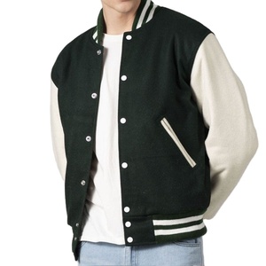 OEM personalizado más tamaño de los hombres Varsity chaqueta Universidad Letterman chaquetas al por mayor 100% lana uniforme de béisbol Varsity chaqueta para la venta - Product Image 3
