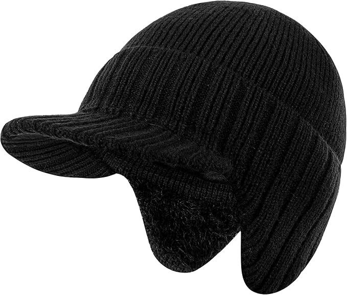 Stylish knit beanie hat warm winter