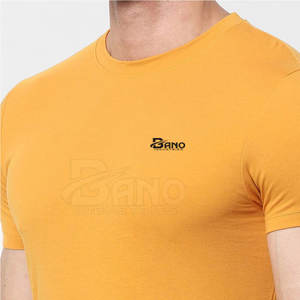 Camiseta de algodón/fibra de bambú para hombre, novedad de 2022, camiseta juvenil de media manga personalizable, oferta en línea - Product Image 2