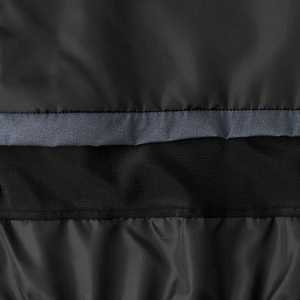 Chaqueta acolchada de alta calidad para hombre con logotipo frontal de cuello levantado de tela acolchada termosellada con túnel - Product Image 4