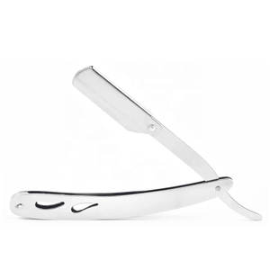 Maquinilla de afeitar de seguridad doble de hoja única profesional, maquinilla de afeitar recta desechable de acero inoxidable para afeitado de vello corporal facial para barberos - Product Image 3