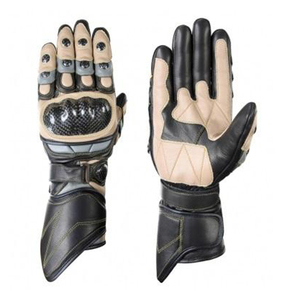 Guantes deportivos de cuero con logotipo personalizado para moto, guantes de dedo completo para moto, guantes transpirables para moto - Product Image 6