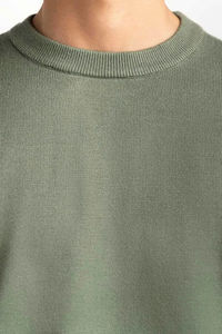 Sudadera Lisa de Cuello Redondo y Corte Regular para Hombre, Ropa de Manga Larga 100% Algodón, Sudaderas para Venta al por Mayor - Product Image 2