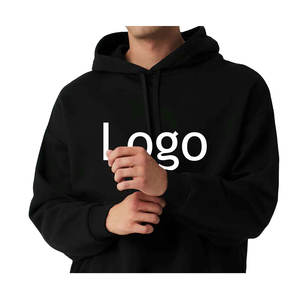 OEM personalizado de los hombres de peso pesado de algodón mezclado sudaderas con capucha de invierno cálido ropa informal de tela francesa impresa diseño sólido con cremallera - Product Image 2