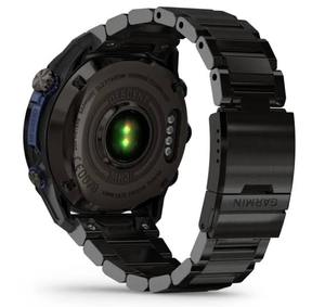 Descent Mk3i-<b>Watch</b>-Style Dive Computer, 51mm, Carbon Gray DLC Titanium / <b>Black</b> Silicone Band Smartwatch - Product Image 2