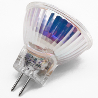 Ampoule LED MR11 AC/DC 12V 2W COB, projecteur à angle de faisceau de 45 degrés, en aluminium et verre, base GU4, éclairage d'accentuation pour hôtel et aménagement paysager, CE/RoHS