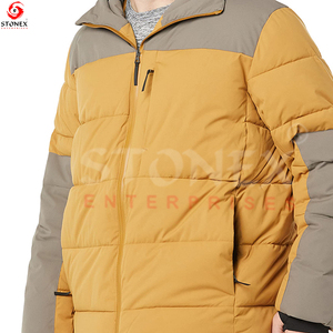 Meilleures ventes Veste d'hiver grande taille pour hommes Fermeture à glissière Toile légère Logo personnalisable-Fabricant direct - Product Image 5