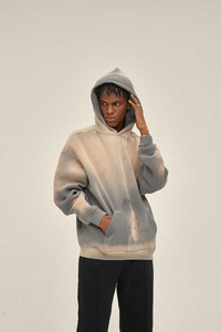 Stitchmode <b>Production</b> Heavyweight 500 Gsm French Custom Blank Terry Vintage Distressed Oversized Acid Washed Sun Faded Hoodie - Product Image 5