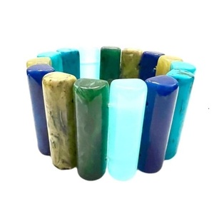 Bracelet personnalisé de la meilleure qualité pour femmes, style vintage, bijoux de mode en résine fabriqués à la main de haute qualité, diamant et perle, direct d'Inde - Product Image 1