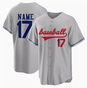 Camiseta de Béisbol Juvenil Personalizada, Uniforme de Equipo Sublimado en Blanco, Ropa Deportiva de Manga Corta - Product Image 4