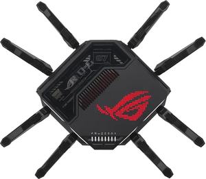 Boîtier sans fil de conception innovante compatible avec le routeur de jeu WiFi 7 quadri-bande GT-BE98, mode jeu mobile, AURA RGB, AiMesh Network, VPN - Product Image 2