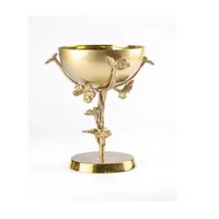 Diffuseur de parfum de luxe en métal Bakhoor Burner Porte-fumée aromatique pour la relaxation et la méditation à la maison