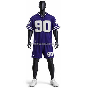 Maillot de football américain pour l'entraînement, qualité supérieure, nouveau design, multicolores. - Product Image 4