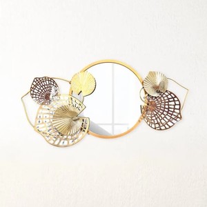 กระจกทองเหลืองกระจกแต่งหน้าสำหรับตกแต่งผนังห้องนอนและห้องน้ำ - Product Image 2