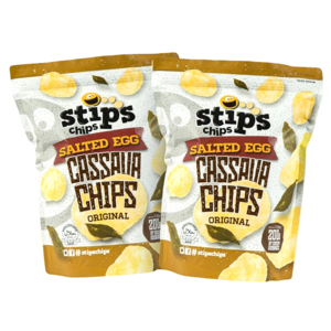 Qualité d'exportation en gros Chips Stip's de haute qualité Chips de manioc aux œufs salés Original 200g Bundle 2's - Product Image 1