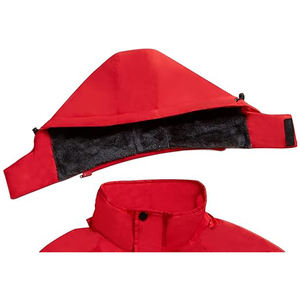 Hoodies for Men Zipper Fleece Sweatshirt Heavyweight Hooded simple casual Warm Winter with kange pocket - Product Image 6