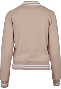 Veste universitaire en toile imprimée d'hiver durable pour femmes, coupe-vent, service OEM - Product Image 3