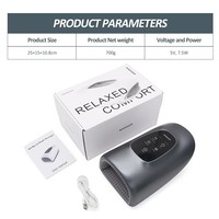 Masseur de poignet électrique sans fil SUN POWER SP-HM01 le plus vendu, avec compression d'air et thérapie chauffante pour les doigts, en matériau ABS