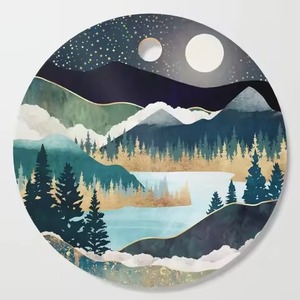 Elegante tabla de cortar impresa personalizada hecha a mano para agregar sofisticación de personalidad de moda y encanto a las cocinas - Product Image 2