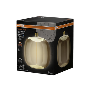 หลอดไฟ LED OSRAM OSR รูปวงรีขนาดใหญ่ สีเหลืองอำพัน ขั้ว E27 ปรับความสว่างได้ - Product Image 2