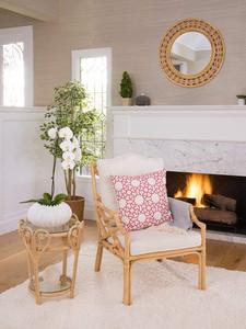 Espejo de ratán ecológico de color natural vintage hecho a mano para decoración del hogar, venta al por mayor en Vietnam - Product Image 5