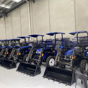 Tracteur-chargeur compact 4x4 Foton Lovol avec cabine, modèles M754, FL550, M254R, M1104D - Product Image 1