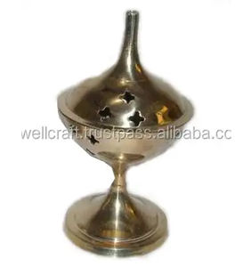 Quemador de palo de incienso antiguo chapado en oro de Metal de temporada de verano, madera de agar de alta calidad disponible, precio al por mayor - Product Image 4