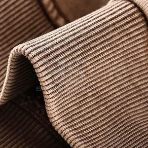 Sudadera con capucha de aspecto lavado para hombre con capucha de cordón y diseño de tela mezclada de algodón Sudadera con capucha de lavado ácido - Product Image 3