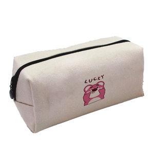 Trousse à crayons 20x10x10cm en tissu avec fermeture éclair, design original pour écoles et bureaux - Product Image 4