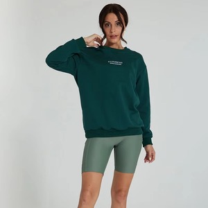 Sudadera de gran tamaño personalizada de alta calidad para mujer, ropa deportiva cómoda para yoga y fitness, Jersey informal para correr - Product Image 2