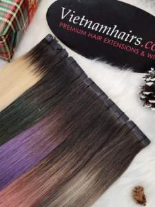 Extensions de cheveux vierges vietnamiennes de qualité supérieure Vente en gros Cuticule complète droite naturelle avec bande frontale Plusieurs couleurs Vague d'exportation - Product Image 2