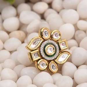 แหวนโลหะ24K ทำด้วยมือสำหรับเที่ยวกลางคืน-สนุกและมีเสน่ห์เครื่องประดับสเตนเลสดีไซน์แฟชั่นขายส่ง - Product Image 1