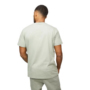 Camiseta vintage unisex pesada de gran tamaño, algodón de alta calidad con cuello redondo, impresión personalizada, bordado, venta al por mayor, OEM personalizado - Product Image 2