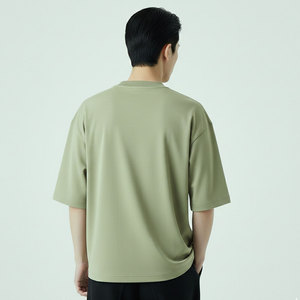 เสื้อยืดทรงบ็อกซี่คุณภาพสูง ระบายอากาศได้ดี ปรับแต่งได้ตามต้องการ ราคาสุดคุ้ม พิมพ์โลโก้ตามสั่ง เสื้อยืดทรงบ็อกซี่ผู้ชายขายดี - Product Image 6