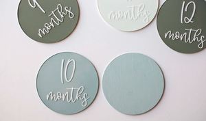 Custom Round Grey Acrylic Coffee <b>Coasters</b> with Simple Design Perfect for Multifunctional Tea and Kitchenware Use - Product Image 3