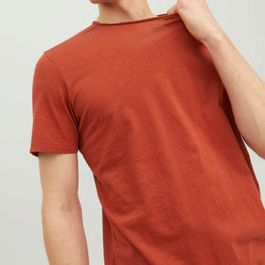 <b>Men</b> Half Sleeve Solid Cotton T-<b>Shirts</b> <b>Orange</b> Crew Neck Have Fabric Jersey <b>Men's</b> Premium Base T <b>Shirt</b> - Product Image 6