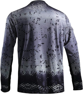 Dernière conception personnalisée séchage rapide personnaliser tournoi sublimation chemises de pêche plaine maillot de pêche - Product Image 2