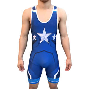 Custom Designed Wrestling <b>Singlet</b> for <b>Men</b> Quick Dry Breathable Sportswear for Gym Training and Competitions - Product Image 4