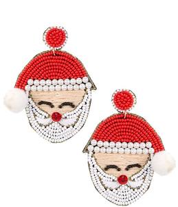 Diseño caliente para fiesta de Navidad Taza Pendientes cuentas de semillas vacaciones Navidad declaración pendientes Noel taza de café pendientes - Product Image 6