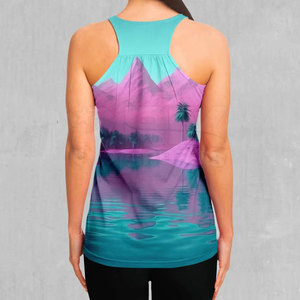 Impression par sublimation sur toute la surface, débardeur en mesh personnalisé pour femme, vêtements de sport et de fitness, impression de logo personnalisé, débardeurs par sublimation - Product Image 1