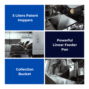 Khoai Tây hành tây lưới túi máy đóng gói với nhãn tag 10 đầu tuyến tính multihead Kết hợp định lượng dây chuyền sản xuất - Product Image 3