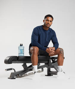 Jersey con logotipo personalizado para hombre, Sudaderas con cuello redondo, sudaderas con capucha de algodón 100%, mangas raglán, nueva colección de entrenamiento para invierno, venta al por mayor - Product Image 4